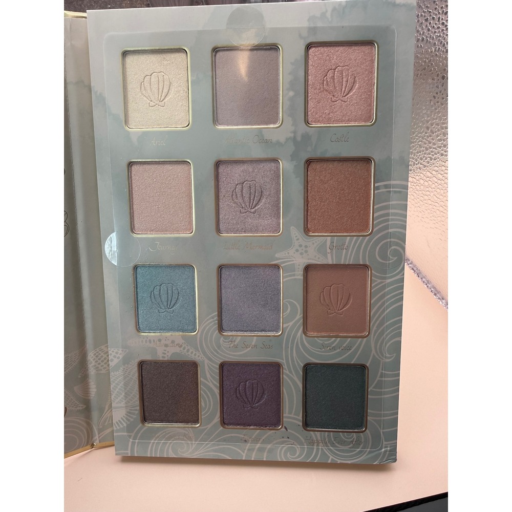Disney The Little Mermaid Ariel Cosmetics Bundle Makeup Palette Brushes Gloss - Picture 9 of 16
